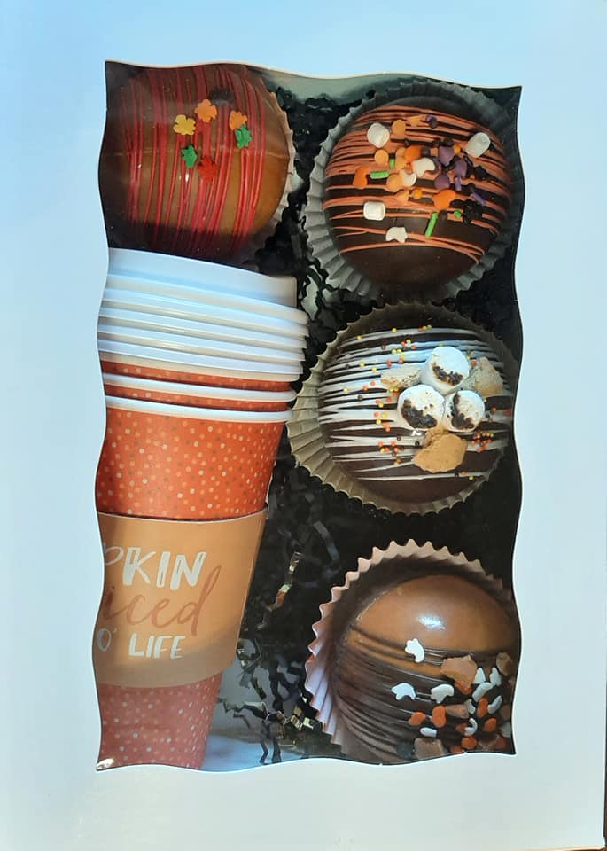 Decorated chocolate treats